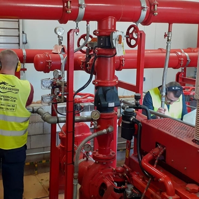 Szkolenie z obsługi pompowni tryskaczowej